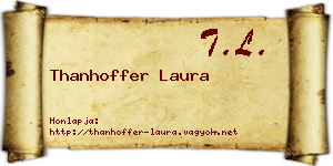 Thanhoffer Laura névjegykártya